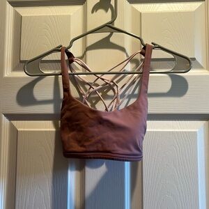 Women’s size 4 Lululemon Pink Free to be Wild Bra